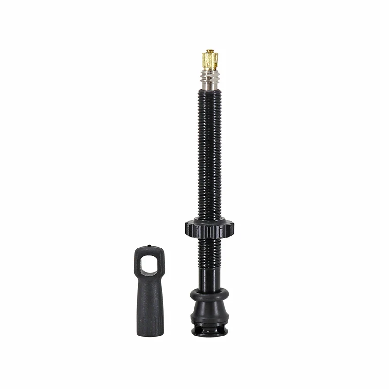 Valve De Pneu Tubeless Presta Newton Colori Noir 60 mm 4 Trous Pour Diffusion Preventif (Vendu A L'Unite) - Livre Avec Démonte Obus