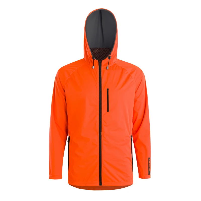 Veste De Pluie Adulte Gist Micron Waterproof 15 Micron Avec Capuche Orange M