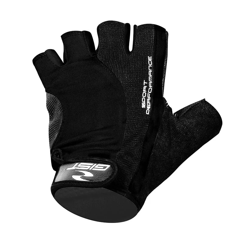Gants Vélo Court Gist Pro Noir L (Paire Sur Carte) Avec Velcro