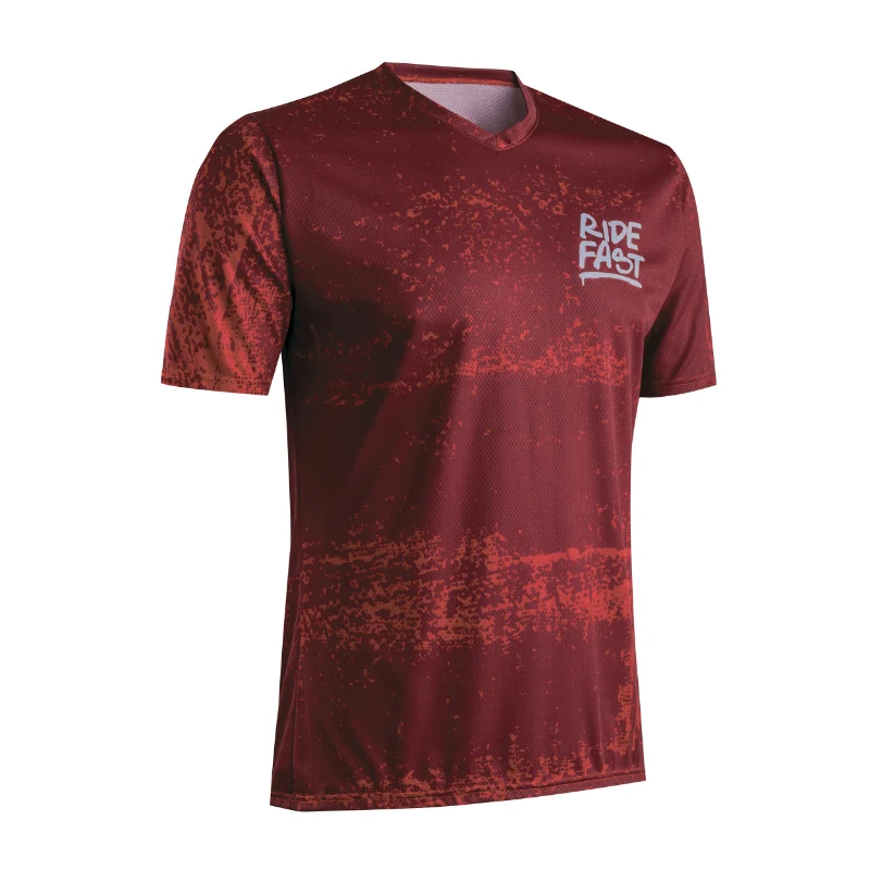 Maillot Gist VTT Dirt Manches Courte Rouge XL
