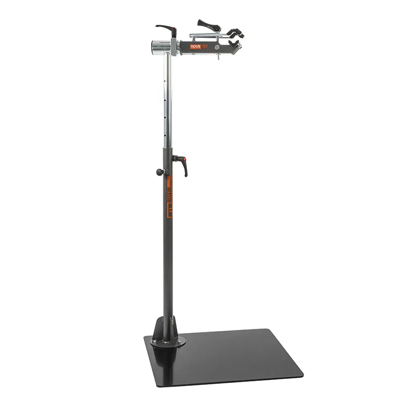 Pied D'Atelier De Réparation Vélo Professionnel Officine Parolin Opus Work Supporte 50Kgs - Avec Plaque Métal - Gist-