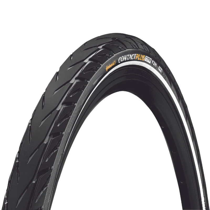 Pneu VTT Urbain - VAE 26 X 1.75 Continental Contact Plus City Noir Flanc Reflex Tr (47-559) Homologué VAE E50