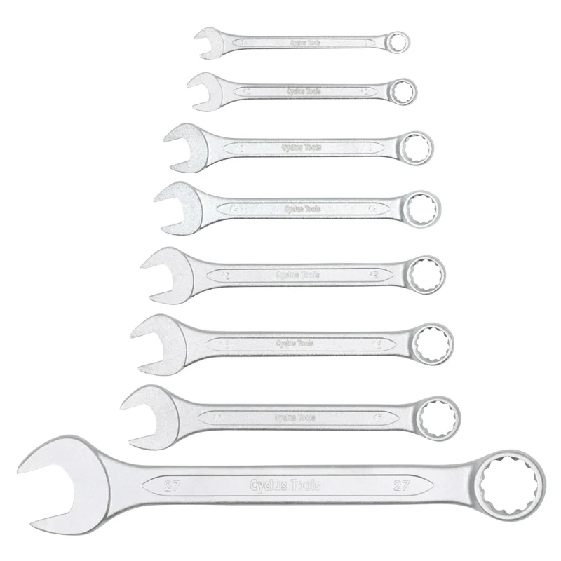 Outil Clés Mixtes Plates Et Polygonales Cyclus Acier Chrome (Jeu 8 Pieces)