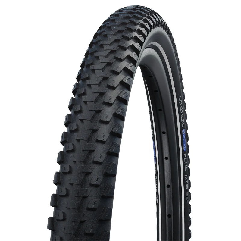 Pneu VTT Suv 29 X 2.35 Schwalbe Marathon Plus MTB Crampons Noir Tr (60-622) Renfort Flanc Reflex Homologué VAE E50