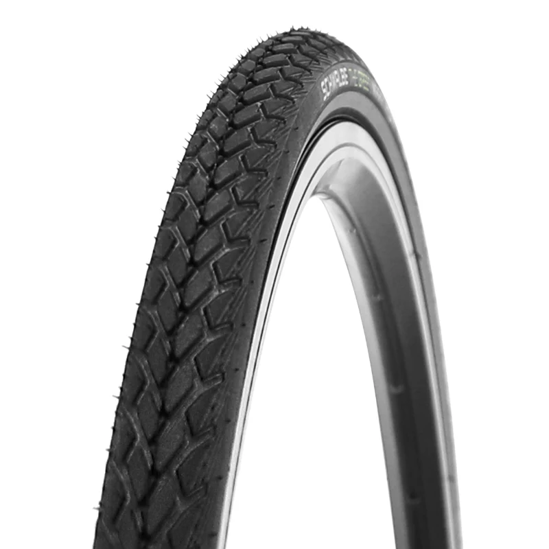 Pneu VTC Urbain 700 X 44 Schwalbe Marathon Green Noir Tr (44-622) Renfort Greenguard Flanc Reflex Compatible VAE