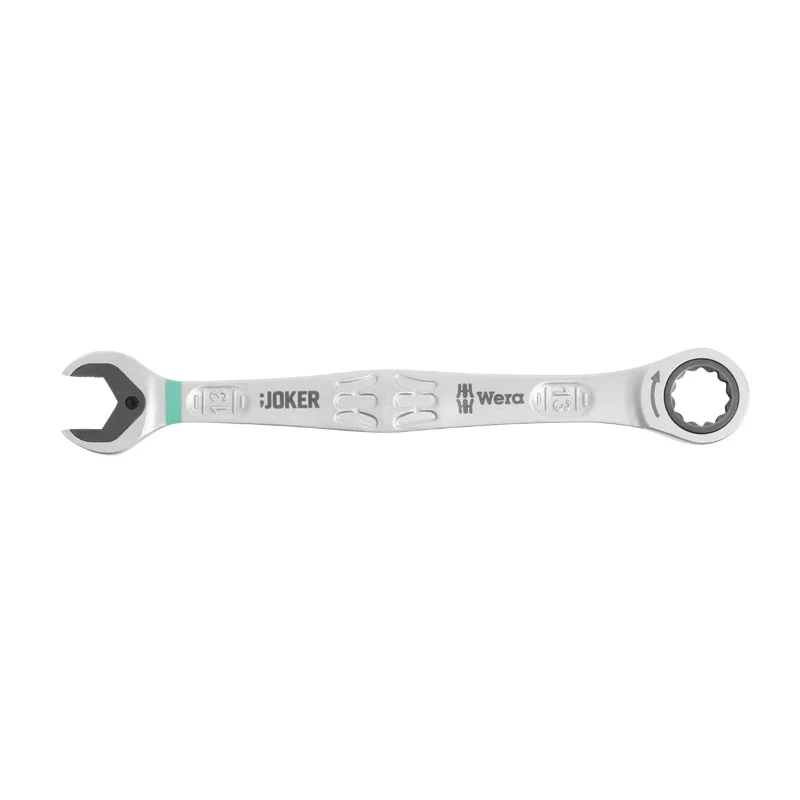 Clé Mixte-Plate A Cliquet Wera 6000 Joker 13 mm (Avec Fonction Retenue) Chrome Moly (Vendu A L'Unite) -Marque Allemande Pour Les Ateliers-