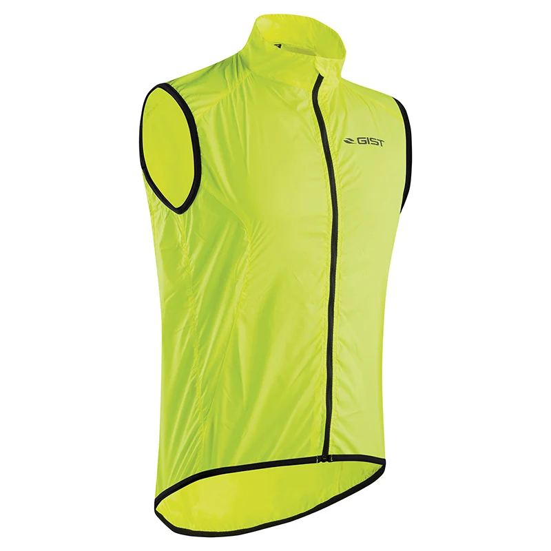 Coupe Vent Gist Jaune Fluo Sans Manche M