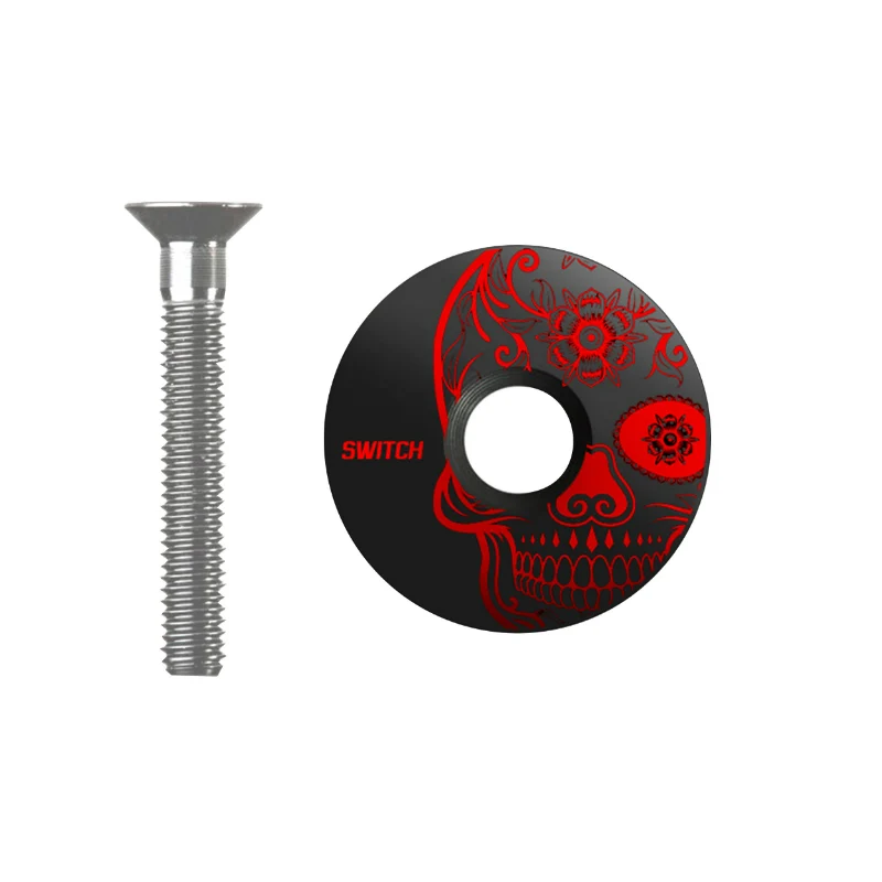 Capot Jeu Direction Switch Skull Noir-Rouge