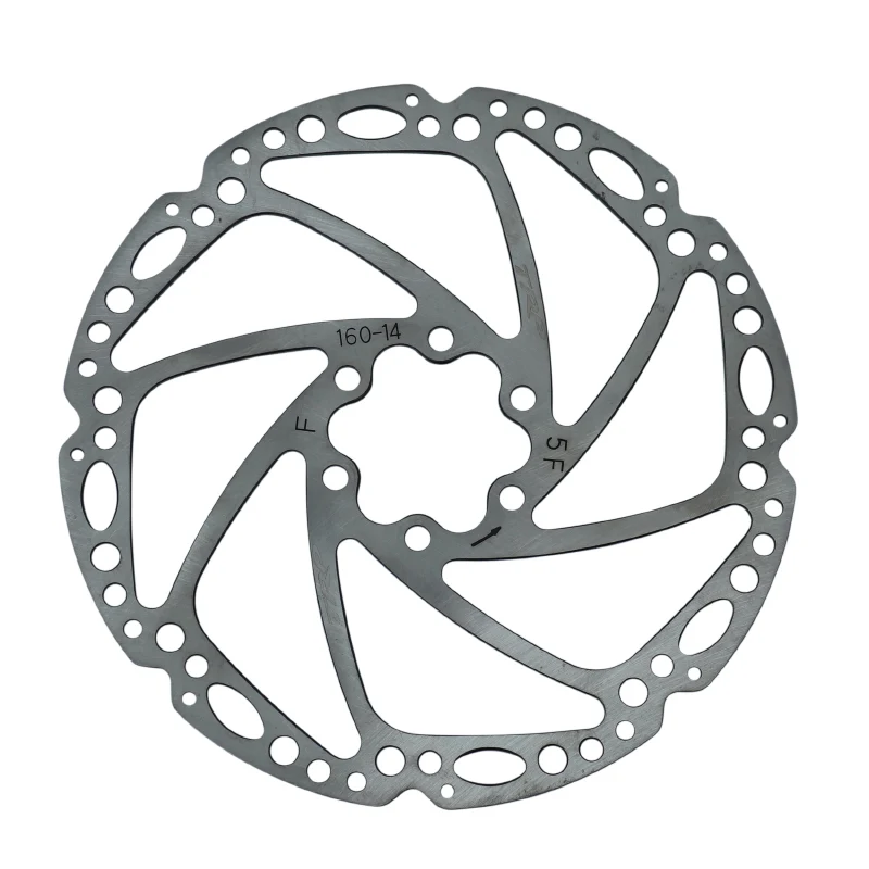 Disque De Frein VTT 6 Trous Brakco Brake 160 mm Argent