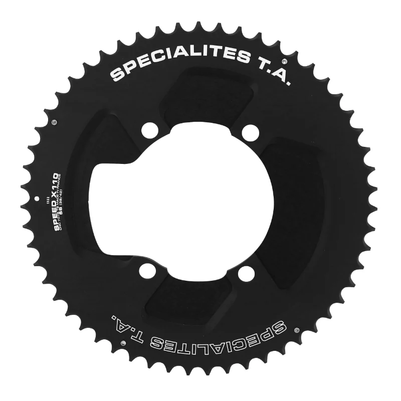Plateau Route 4 branches Ø 110 Pour Shimano Ultegra R8000 - 6800 Ta Speed 2-X110 (Aero) 55 dents Extérieur Compatible 105 5800+R7000-Dura Ace 9000+9100 Noir Ø 110 Pour Shimano Ultegra R8000 - 6800 Ta Speed 2-X110 (Aero) 11V. (Penser A Commander Le