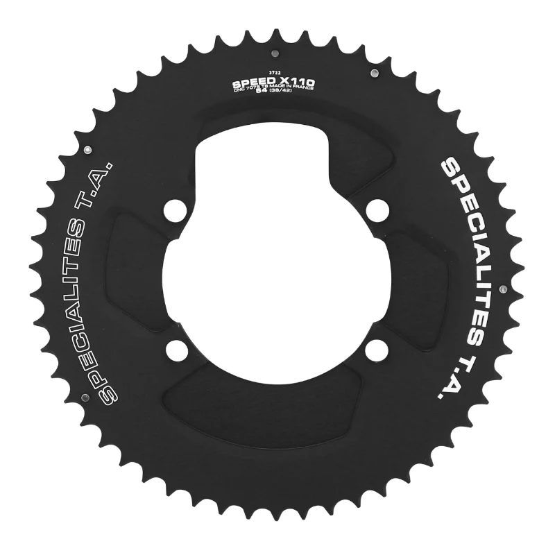 Plateau Route 4 branches Ø 110 Pour Shimano Ultegra R8000 - 6800 Ta Speed 2-X110 (Aero) 54 dents Extérieur Compatible 105 5800+R7000-Dura Ace 9000+9100 Noir Ø 110 Pour Shimano Ultegra R8000 - 6800 Ta Speed 2-X110 (Aero) 11V. (Penser A Commander Le