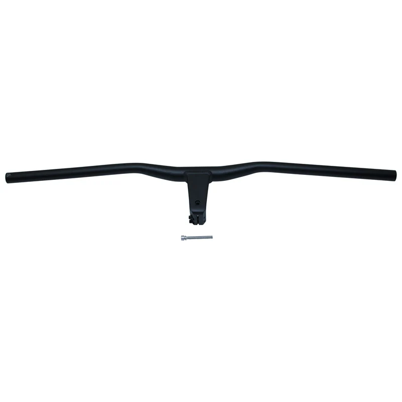 Cintre Combo VTT Demi Releve Alu Noir L78 cm Avec Potence Intégrée Entraxe L 80 mm Pour Pivot Fourche 1"1-8 (28.6 mm)