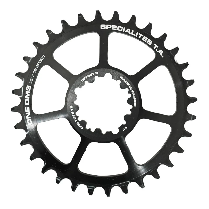 Plateau VTT Direct Mount Pour Sram Gx - Xx1 - X01 Ta Dm3 32 dents 11-12V. Narrow Wide Noir (Transmission Boost Deport 3 mm)