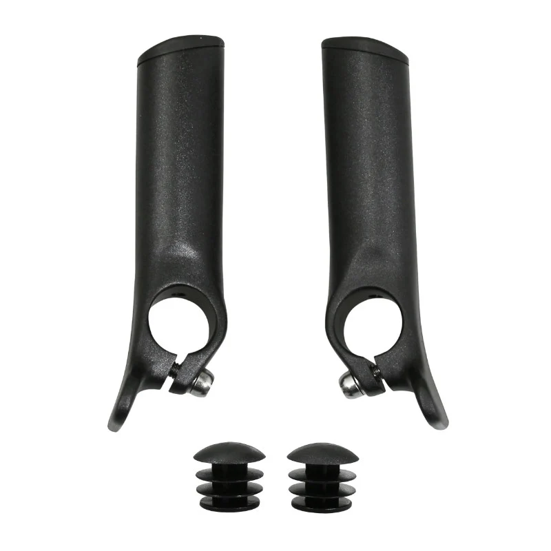 Embout De Cintre Newton Avec Repose Main Noir Mat (Paire)