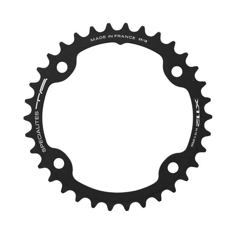 Plateau Route 4 branches Ø 145 Pour Campagnolo Ta 49 dents Extérieur Record-Super Record-Chorus-Potenza Gris 11V.