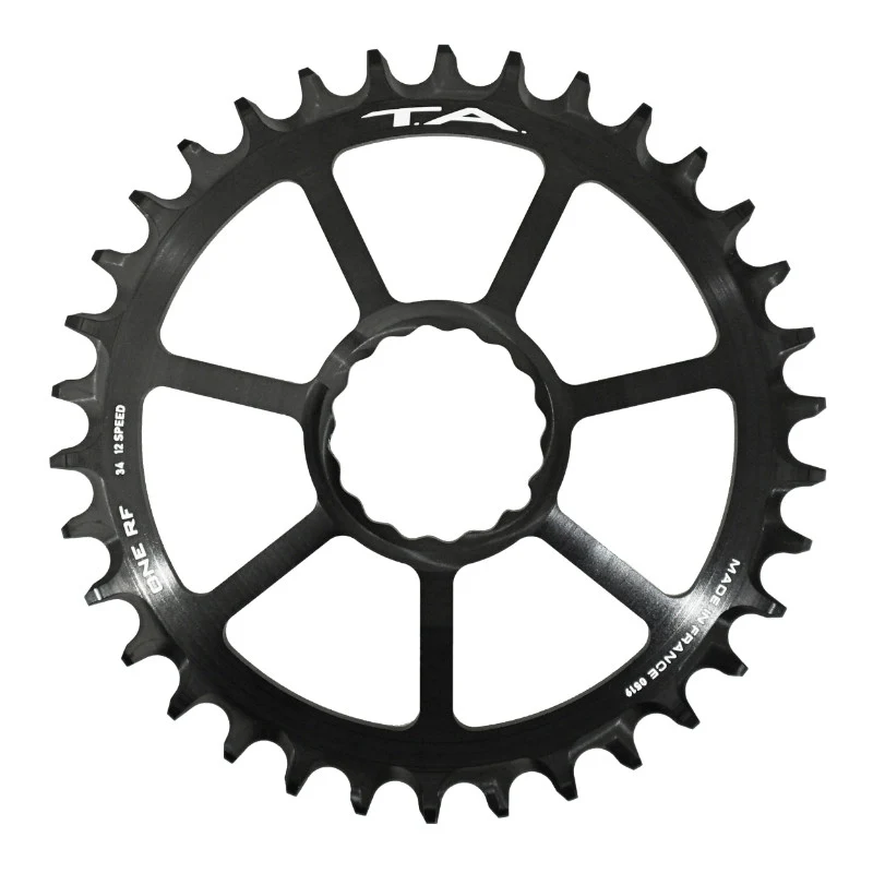Plateau VTT Direct Mount Pour Race Face Cinch Ta One Rf 34 dents 12V. Noir
