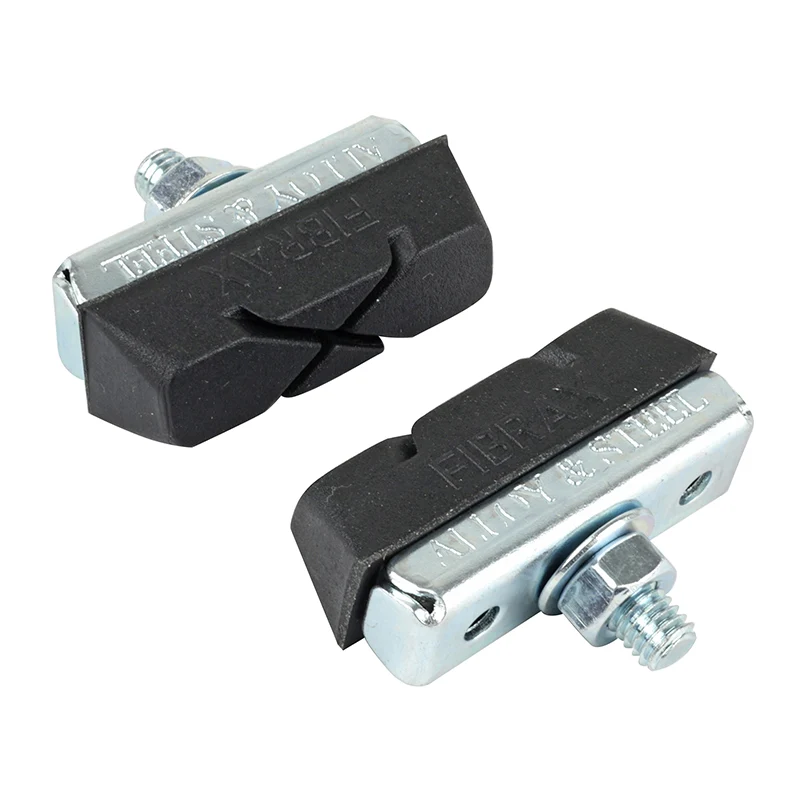 Porte Patin Frein City Caliper Symetrique Fibrax Gomme-X- 40 mm (1 Paire Sur Carte) -Pour Raleigh, Weinmann