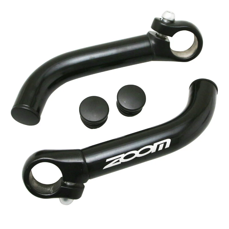 Embout De Cintre Zoom Noir Alu L 87 mm (Paire)