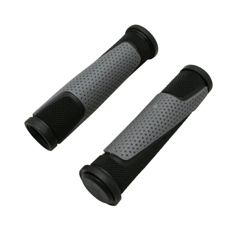 Poignée VTT Progrip 807 Double Densite Open End Noir-Gris Diam 22 125 mm (Livre Avec Embouts) (Paire)