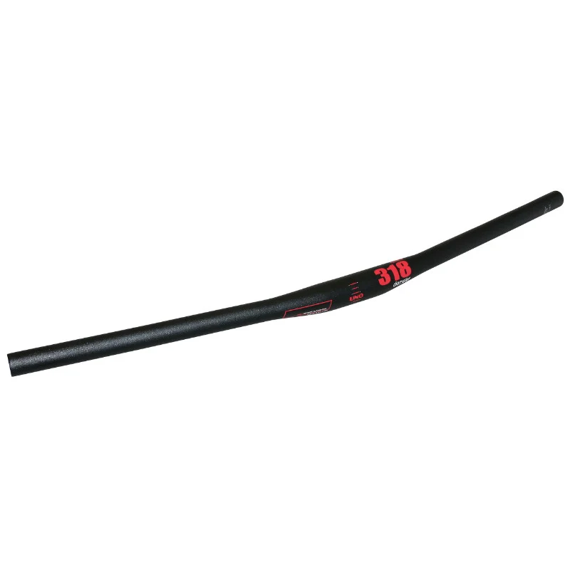 Cintre VTT Droit Uno Flat Top Alu Noir Diam 31,8 mm L700 mm Back 9°