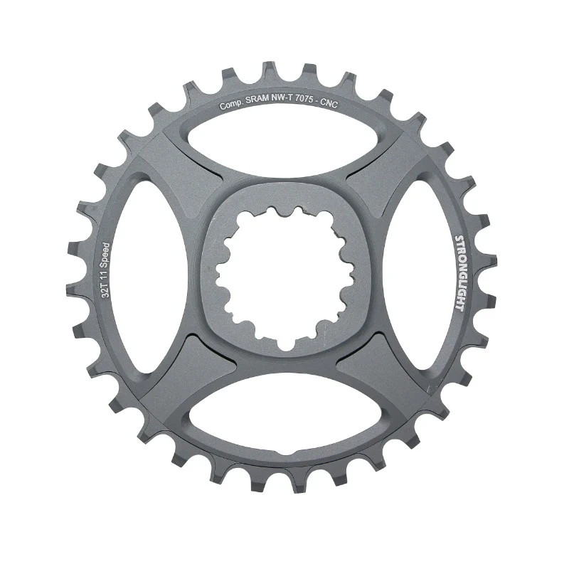 Plateau VTT Direct Mount Pour Sram Xx1-X01-X1-X0-X9 Stronglight Ht3 Mono 32 dents Noir Alu 11V. Narrow Wide (Deport 6 mm)