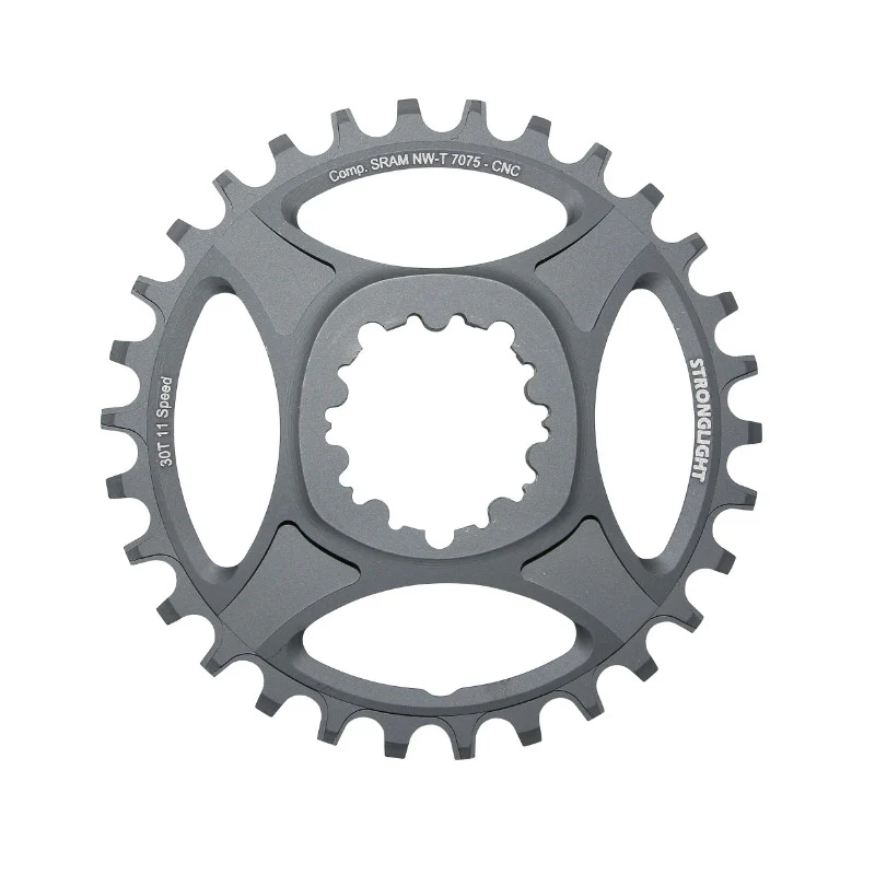 Plateau VTT Direct Mount Pour Sram Xx1-X01-X1-X0-X9 Stronglight Ht3 Mono 30 dents Noir Alu 11V. Narrow Wide (Deport 6 mm)
