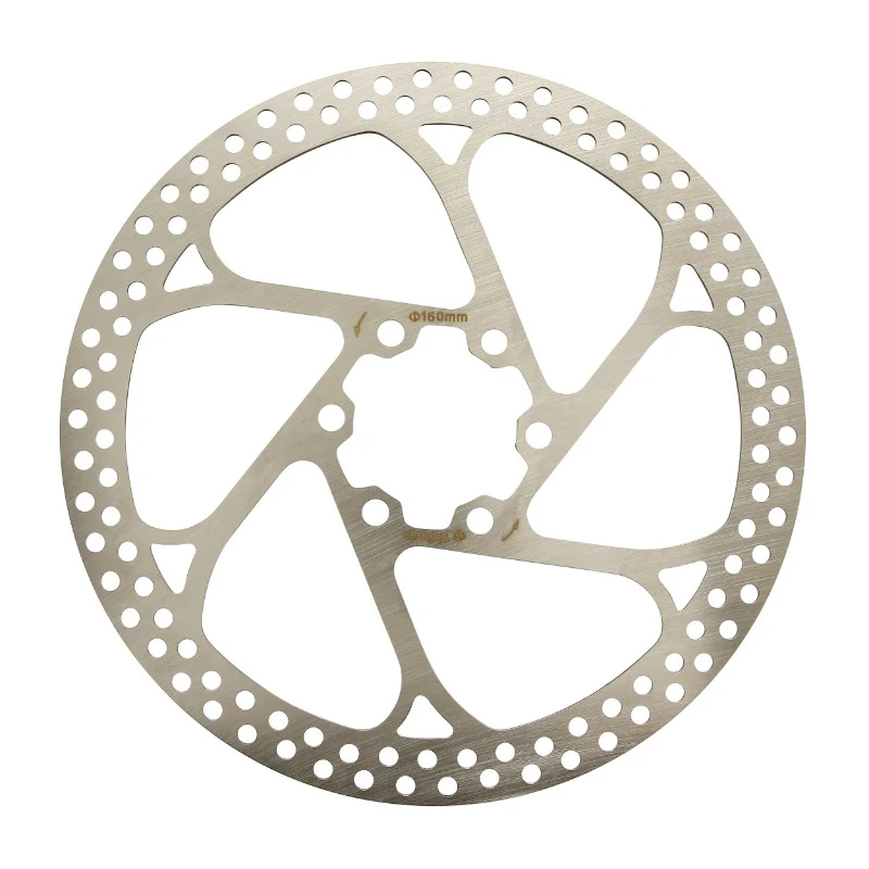 Disque De Frein Route - VTT 6 Trous Newton Brakco Compatible Shimano Et Autres 160 mm Argent (Bord Rectifie Pour La Sécurité)