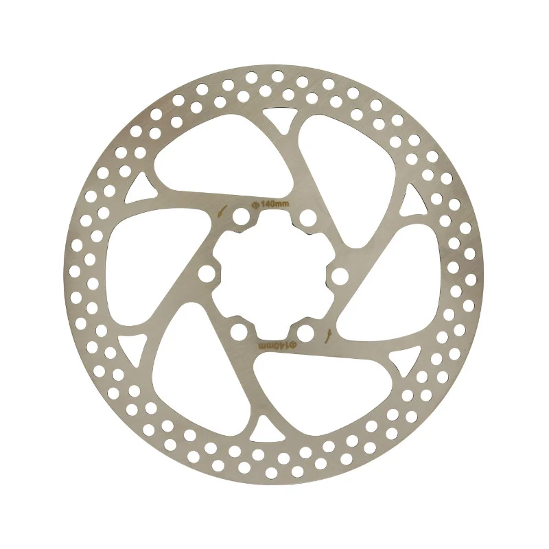 Disque De Frein Route - VTT 6 Trous Newton Brakco Compatible Shimano Et Autres 140 mm Argent (Bord Rectifie Pour La Sécurité)