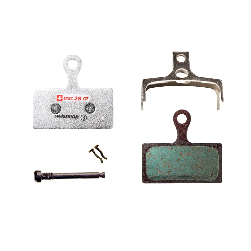 Plaquette De Frein VTT Shimano Xt M8000-M785 - Xtr M9000-M985 Slx M666-M675 (Swissstop Organic - Disc 28E)(Paire Sur Carte) - Compatible VAE