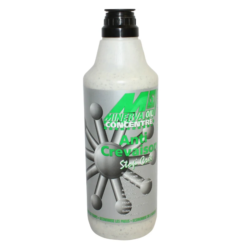 Liquide Anti-Crevaison Preventif Stop Crev Pour Tous Vehicules (1L) -Minerva-