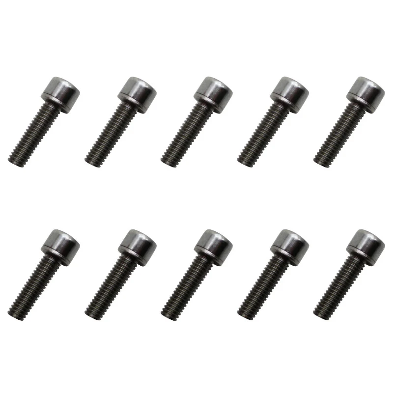 Vis Potence Tête Conique M5X18 mm Chrome (Kit De 10 Vis)