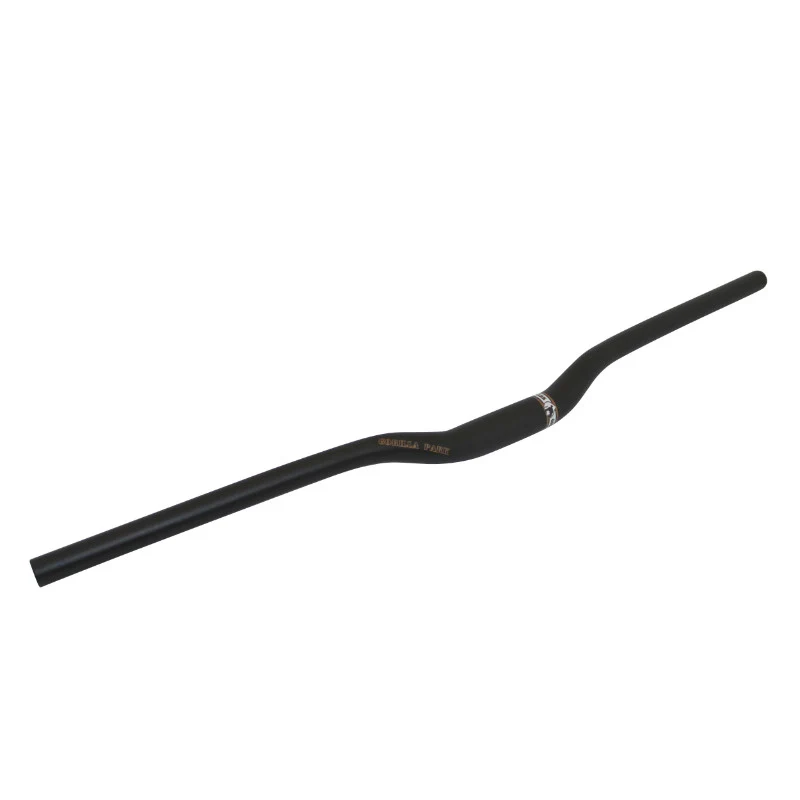 Cintre VTT Demi Releve P2R Uno Alu Noir Mat 31,8 mm L780 mm Hauteur 25 mm Angle 9°