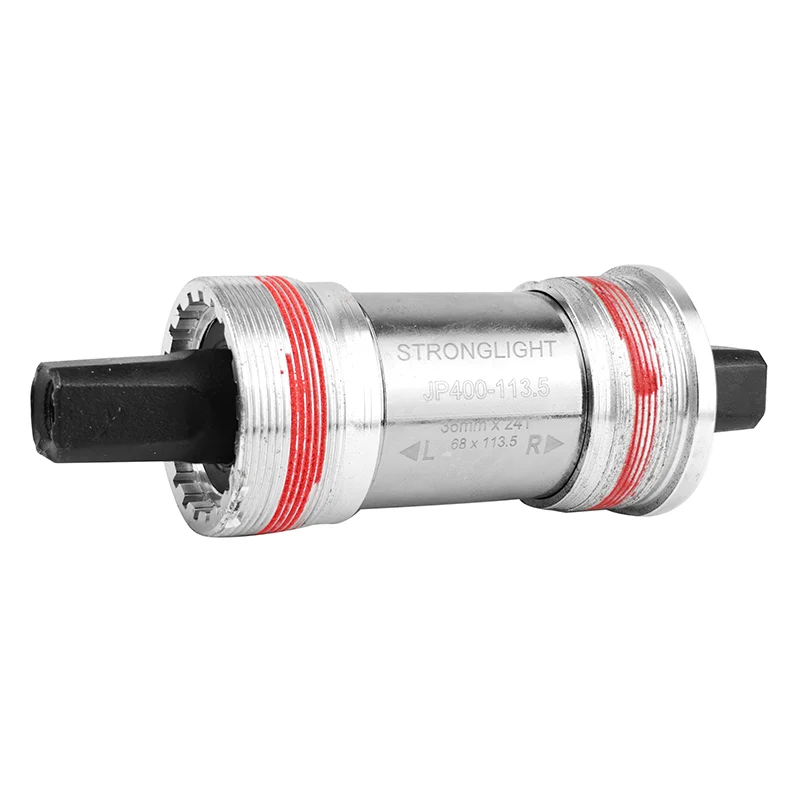 Boîtier Pédalier Stronglight Carré Jp400 Tout Alu 113 mm (Boite De 70) Filetage Italien - 36X24