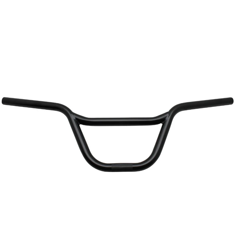 Cintre BMX Acier Noir Fixation Potence 22,2 mm Hauteur 190 mm Largeur 650 mm