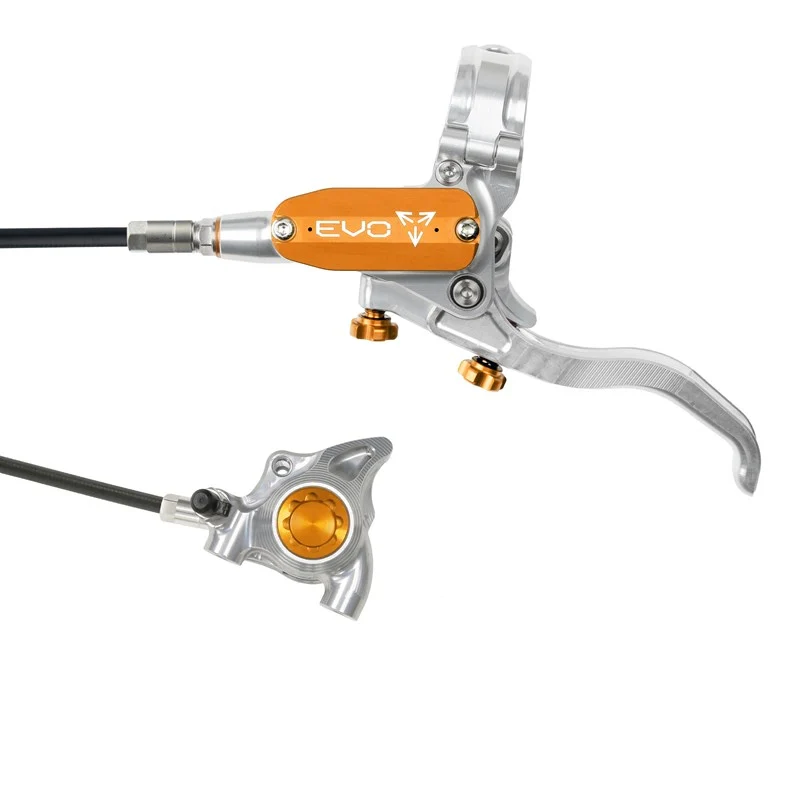 Hope Tech 4 EVO X2 Flatmount Braided No Rotor