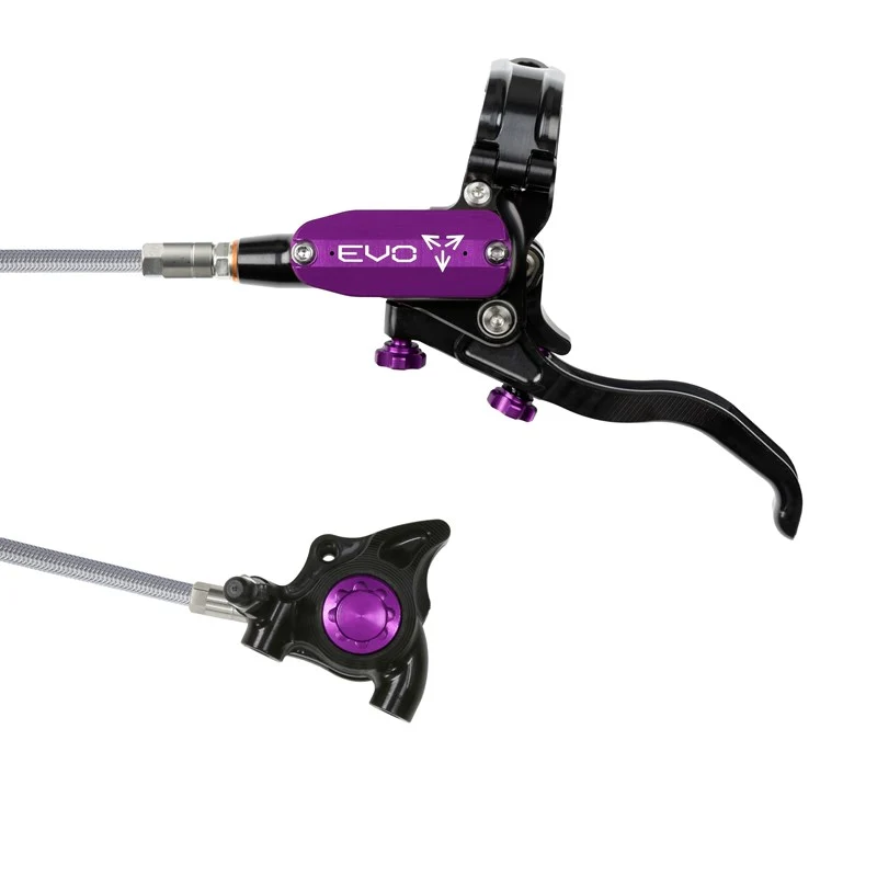 Hope Tech 4 EVO X2 Flatmount Braided No Rotor