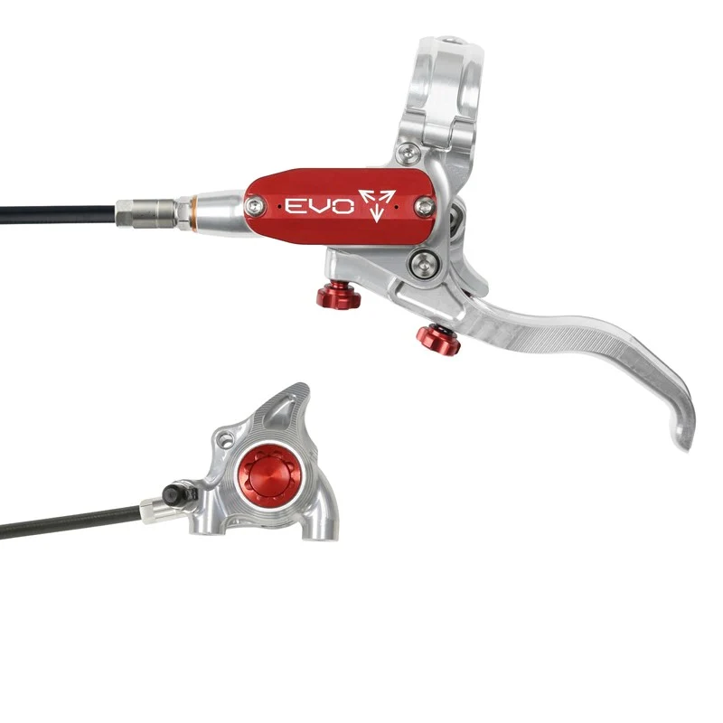 Hope Tech 4 EVO X2 Flatmount Braided No Rotor