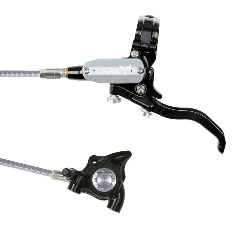 Hope Tech 4 EVO X2 Flatmount Braided No Rotor